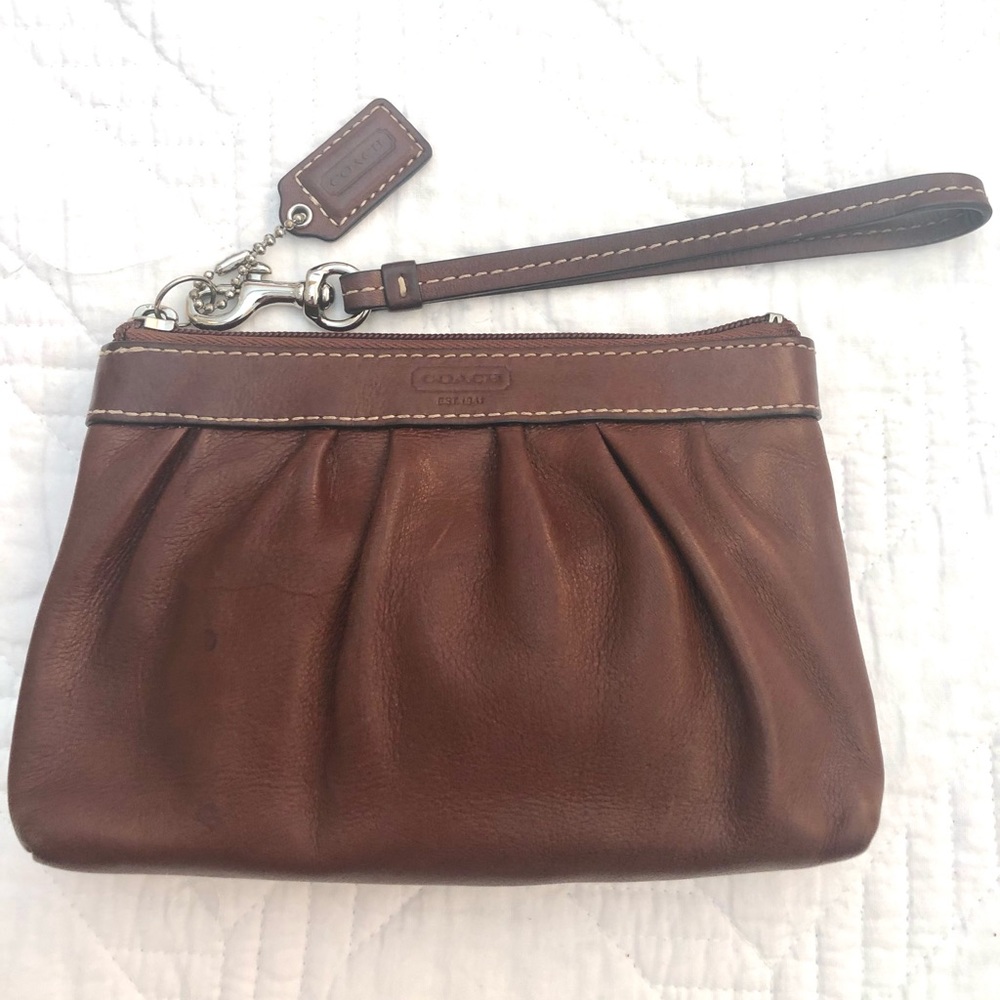 Vintage COACH Leather Wristlet